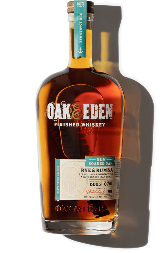 Oak & Eden Rye and Rumba 750 ml