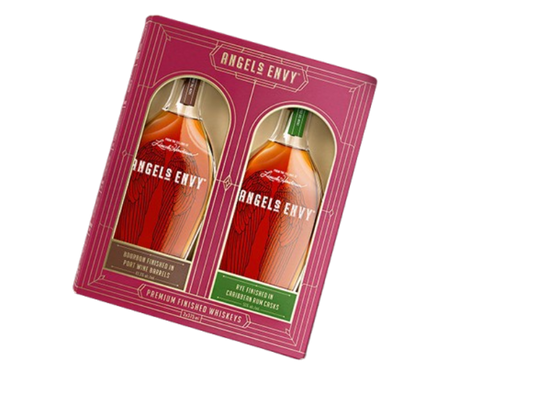 Angels Envy Bourbon and Rye Gift Pack 375 ml