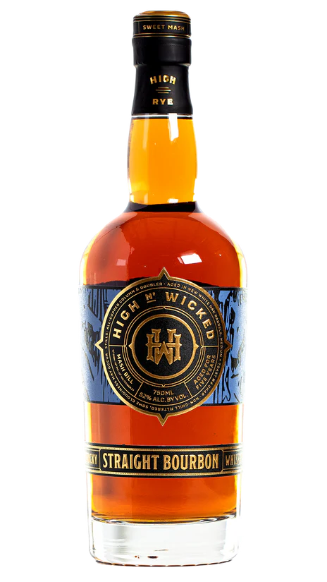 High N' Wicked Aged 5 years Straight Bourbon Whiskey 750 ml