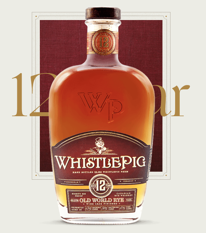 Whistlepig 12 Year Old World Rye Bourbon Enthusiast 750ml