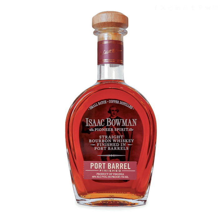 Isaac Bowman Pioneer Spirit Port Barrel Finished Straight Bourbon 750 ml