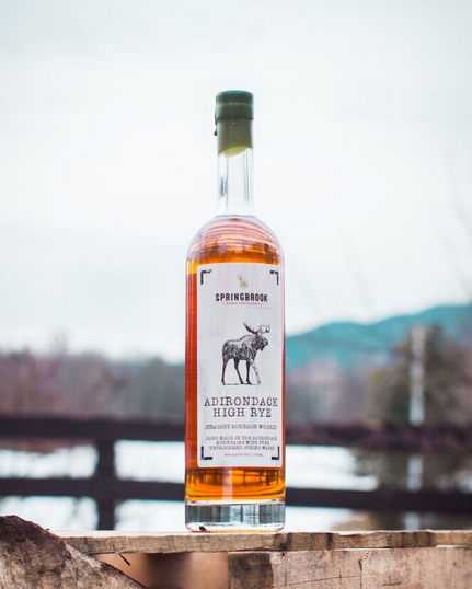 Springbrook Farm Distillery Adirondack High Rye Straight Bourbon 750 ml