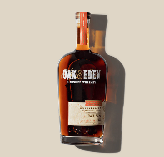 Oak and Eden Wheat and Spire Bourbon Whiskey 750ml