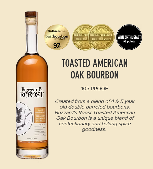 Buzzard's Roots Toasted American Oak Straight Bourbon Whisky 750 ML