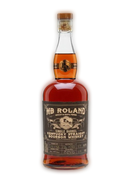 MB Roland MB RolandSingle Barrel Kentucky Straight Bourbon Whiskey Barrel Proof The Bourbon Enthusiast  (Barrel # A27-16) 750 ml