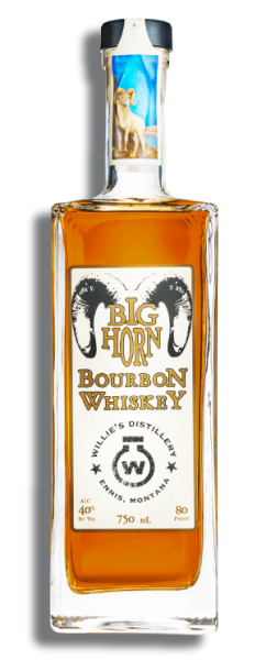 Willies Distillery Big Horn Bourbon Whiskey 750 ml