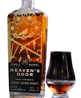 Heavens Door Cask Strength Straight Bourbon By Caskers 112.8 Proof