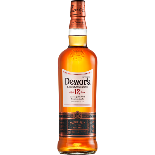 Dewars 12 year Scotch 750 ml