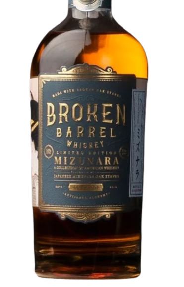 Broken Barrel Whiskey Limited Edition Mizunara Small Batch 750 ml