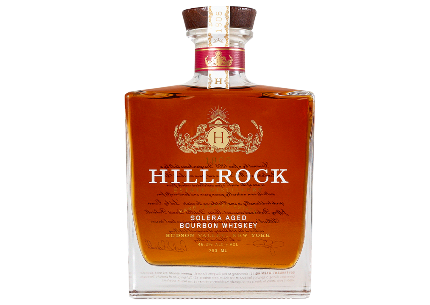 Hillrock Solera Aged Bourbon Whiskey Sauternes Finish 750ml