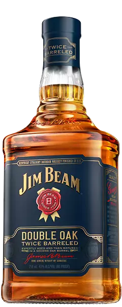 Jim Beam Double Oak Bourbon Whiskey 750 ml