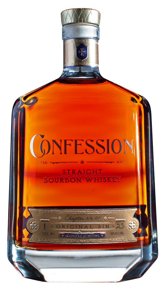 Burnt Church Distillery Confession Straight Bourbon Whiskey Chapter 1 Original Sin Limited Edition 750 ML